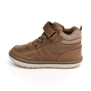 Stride Rite Ryker High Top Toddler Leather Sneaker Boots - ShoeKid.ca
