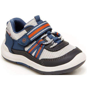 Stride Rite SRT Jasper Gray Toddler Sneakers (Machine Washable) - ShoeKid.ca