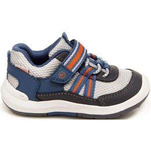 Stride Rite SRT Jasper Gray Toddler Sneakers (Machine Washable) - ShoeKid.ca