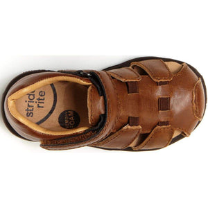 Stride Rite Toddler Boys Archie Brown Leather Sandals - ShoeKid.ca