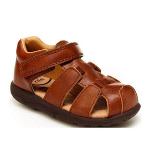 Stride Rite Toddler Boys Archie Brown Leather Sandals - ShoeKid.ca