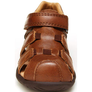 Stride Rite Toddler Boys Archie Brown Leather Sandals - ShoeKid.ca