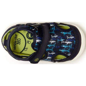 Stride Rite Wave Blue Infant/Toddler Sandals (Water Friendly/Machine Washable) - ShoeKid.ca
