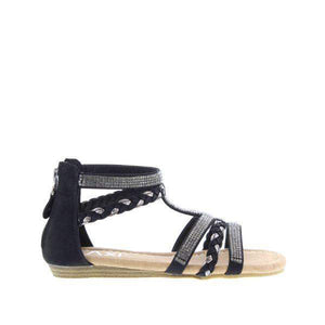 Taxi Kylie Girls Black Dress Sandals (Little Kid/Big Kid) - ShoeKid.ca