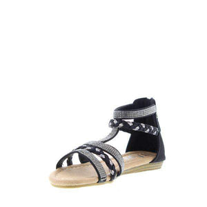 Taxi Kylie Girls Black Dress Sandals (Little Kid/Big Kid) - ShoeKid.ca