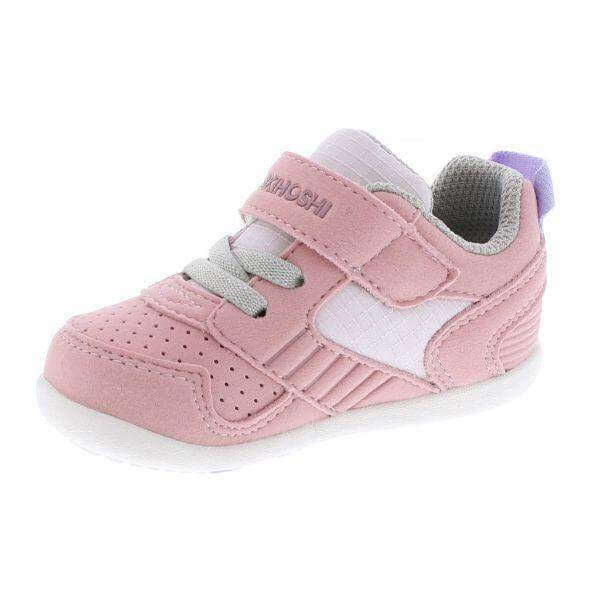 Tsukihoshi Baby Racer Rose Pink Toddler Shoes (Machine Washable) - ShoeKid.ca