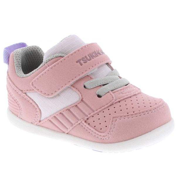 Tsukihoshi Baby Racer Rose Pink Toddler Shoes (Machine Washable) - ShoeKid.ca