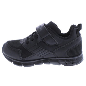 Tsukihoshi Charge Boys Black Running Uniform Shoes (Machine Washable) - ShoeKid.ca