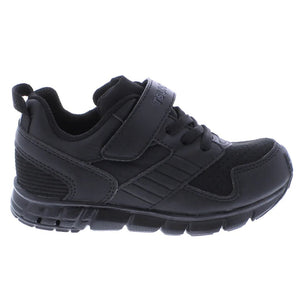 Tsukihoshi Charge Boys Black Running Uniform Shoes (Machine Washable) - ShoeKid.ca