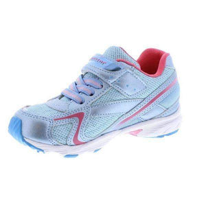 Tsukihoshi GLITZ Blue Ice Girls Running Shoes (Machine Washable) - ShoeKid.ca