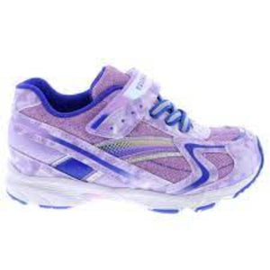 Tsukihoshi Glitz Purple/Blue Girls Running Shoes - ShoeKid.ca