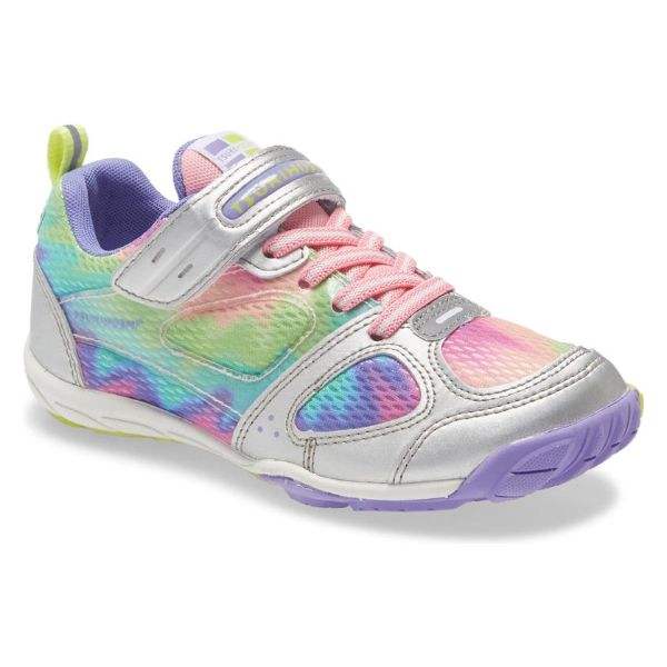 Tsukihoshi MAKO Kids Running Shoes Silver Lavender (Machine Washable) - ShoeKid.ca