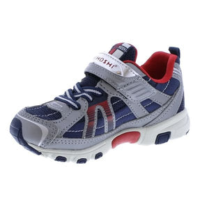 Tsukihoshi Storm Steel/Cobalt Boys Running Shoes (Machine Washable) - ShoeKid.ca