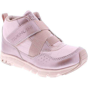 Tsukihoshi Tokyo Pink Rose 100% Waterproof Casual Washable Sneaker - ShoeKid.ca